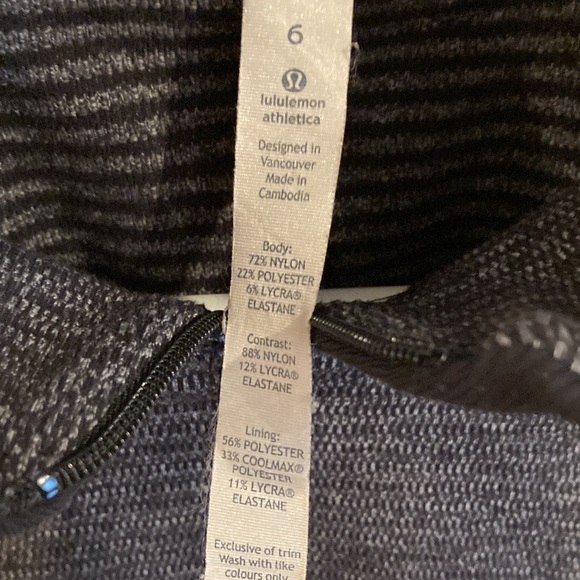 Lululemon Runderful Half Zip Long Sleeve Shirt size 6 - Picture 5 of 10